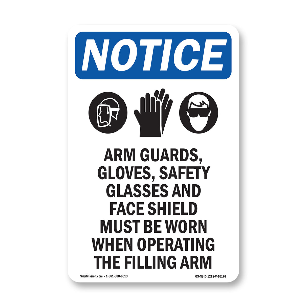 Arm Guards, Gloves, Safety Glasses