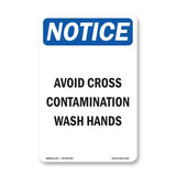 Avoid Cross Contamination Wash Hands
