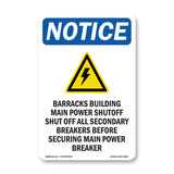 Barracks Building Main Power