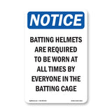 Batting Helmets Are Required To Be Worn