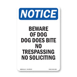 Beware Of Dog Dog Does Bite No