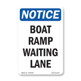 Boat Ramp Waiting Lane