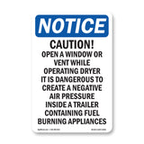 Caution Open A Window Or Vent