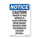 Caution Power To This Service Is Also Supplied