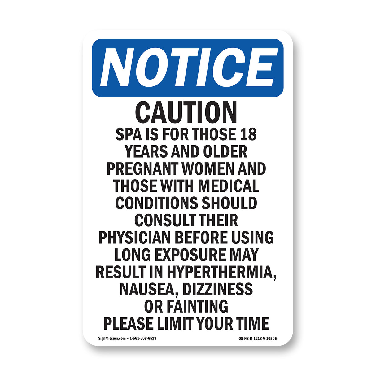 Caution Spa Is For Those 18 Years And Older