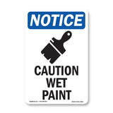 Caution Wet Paint