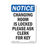 Changing Room Is Locked Please Ask Clerk For Key