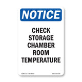 Check Storage Chamber Room Temperature