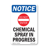 Chemical Spray In Progress