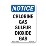 Chlorine Gas Sulfur Dioxide Gas