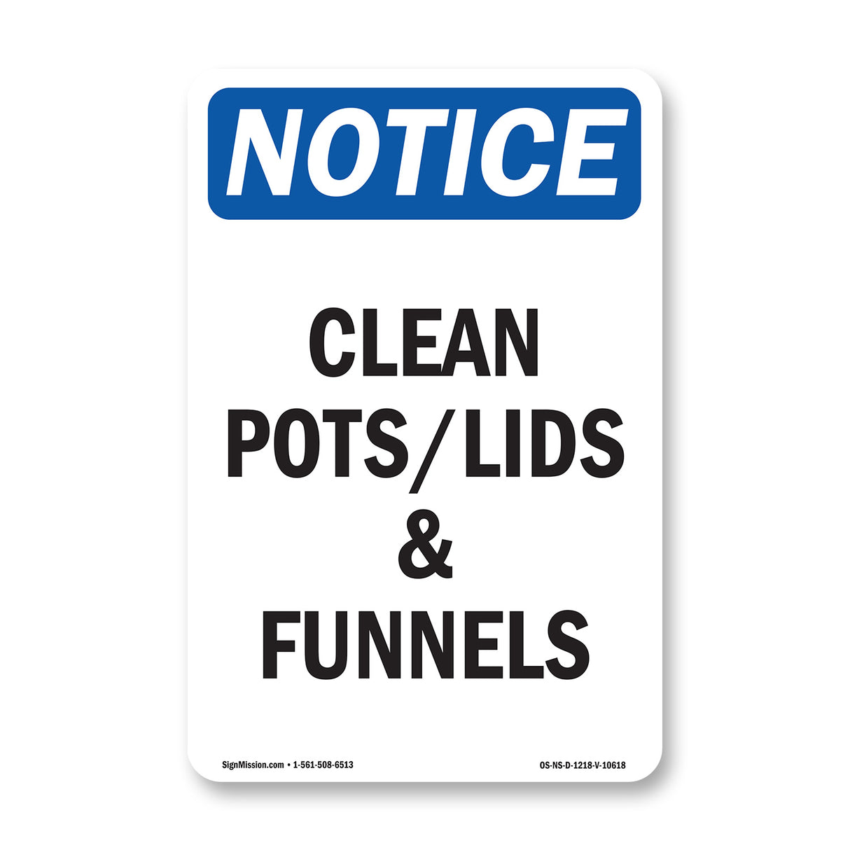 Clean Pots Lids And Funnels