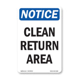 Clean Return Area