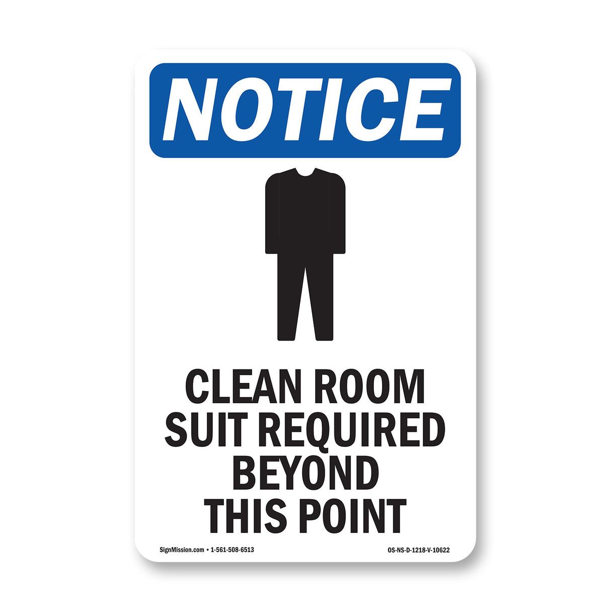 Clean Room Suit Required Beyond