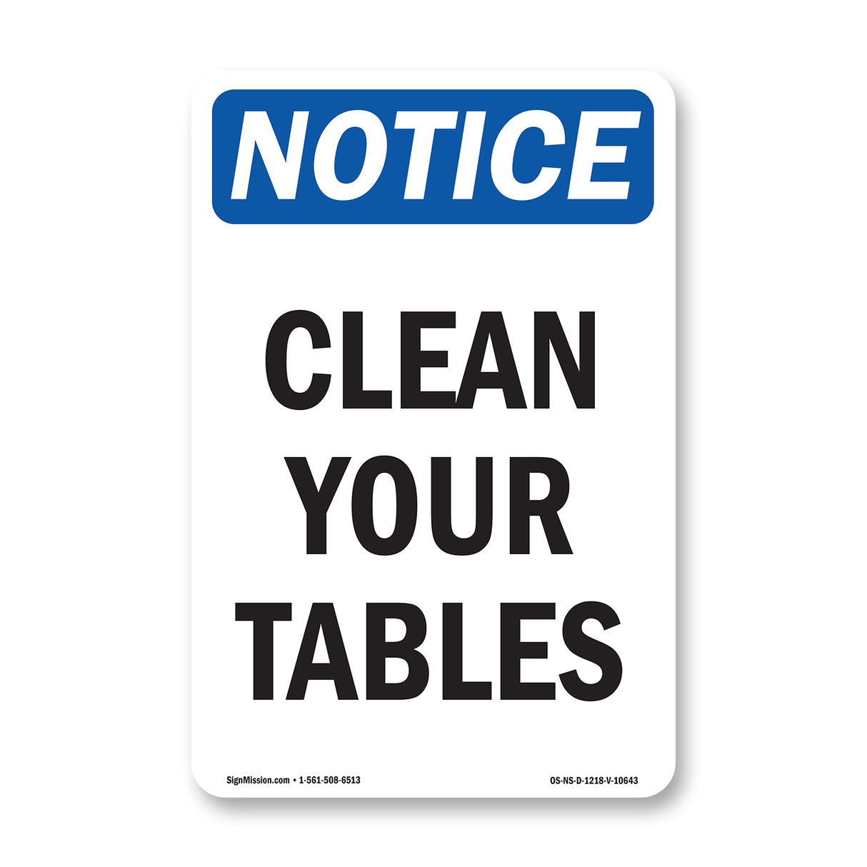 Clean Your Tables