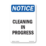 Cleaning In Progress