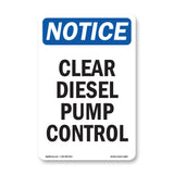 Clear Diesel Pump Control