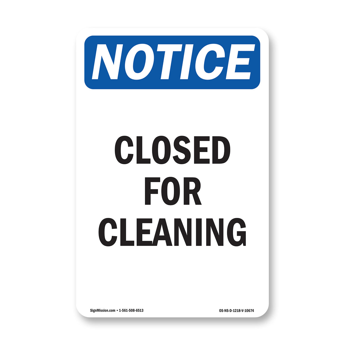 Closed For Cleaning