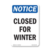 Closed For Winter