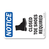 Closed Toed Shoes Required