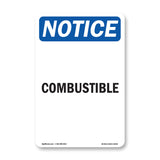 Combustible Sign