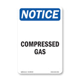 Compressed Gas Sign