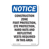Work Zone Foot Protection, Eye Protection,