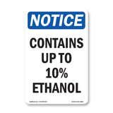 Contains Up To 10% Ethanol