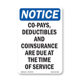 Co-Pays, Deductibles And Coinsurance Are