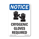 Cryogenic Gloves Required