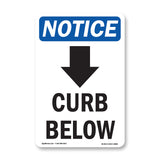 Curb Below [Down Arrow]