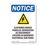 Customer Owned Parallel Generation