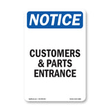 Customers And Parts Entrance
