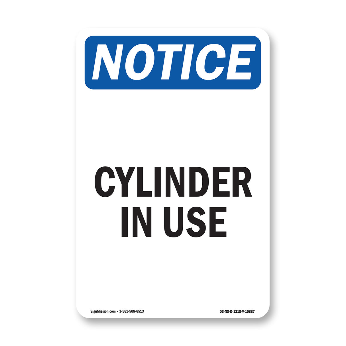 Cylinder In Use