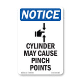 Cylinder May Cause Pinch Points