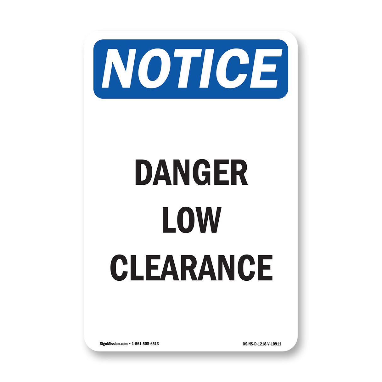 Danger Low Clearance