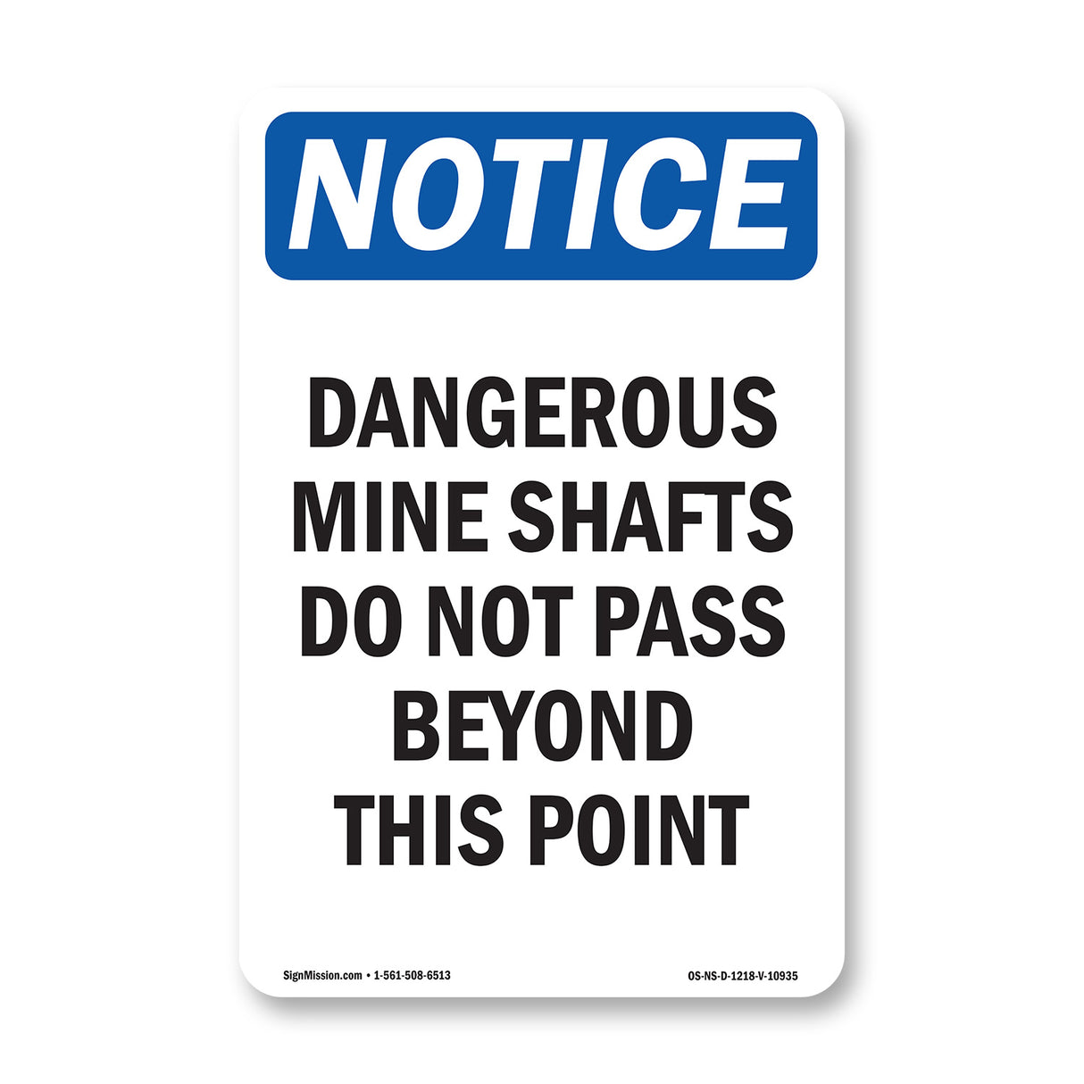 Dangerous Mine Shafts Do Not Pass Beyond