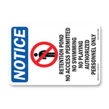 Detention Pond No Access Permitted