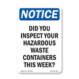 Did You Inspect Your Hazardous