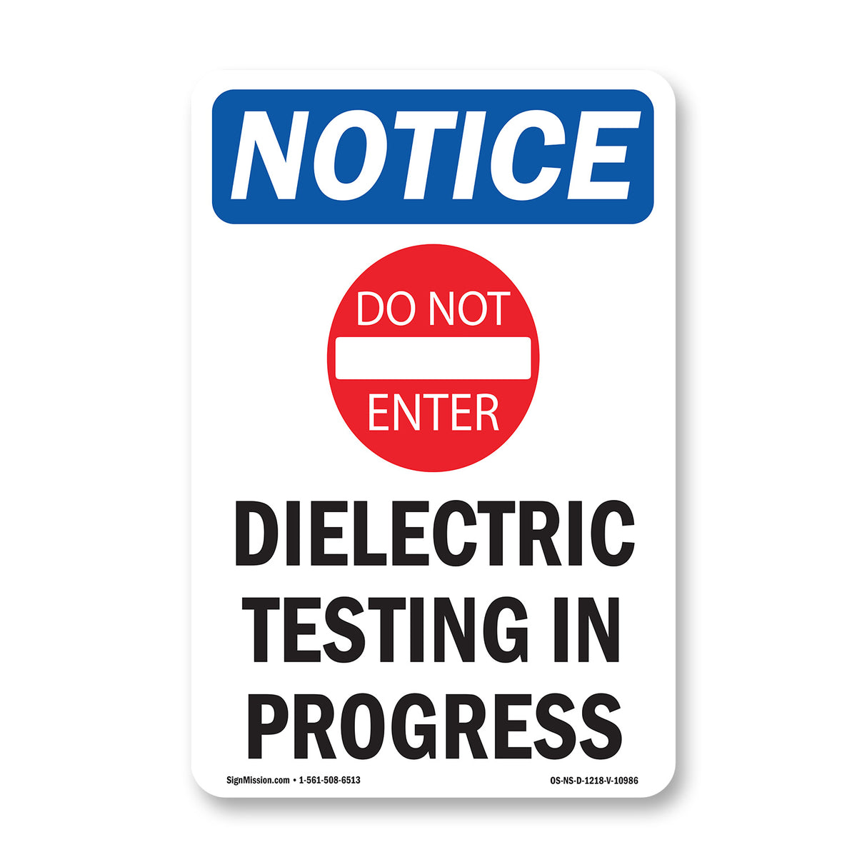 Dielectric Testing In Progress