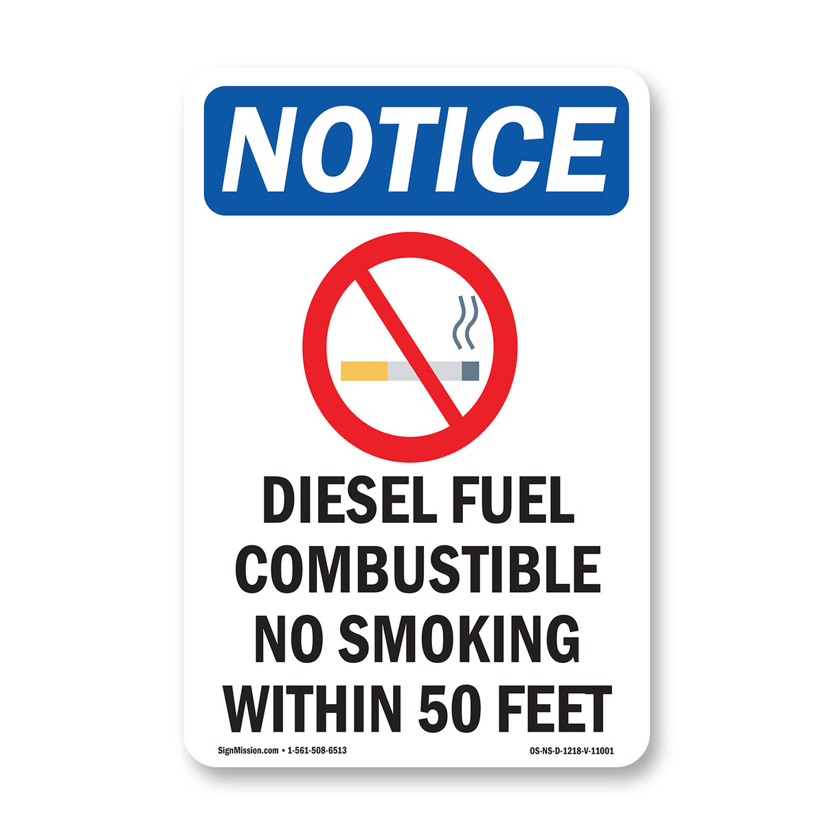 Diesel Fuel Combustible No Smoking