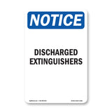 Discharged Extinguishers