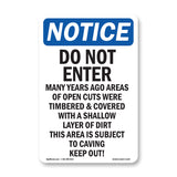 Do Not Enter Many Years Ago Areas Of Open