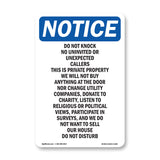 Do Not Knock No Uninvited Or Unexpected