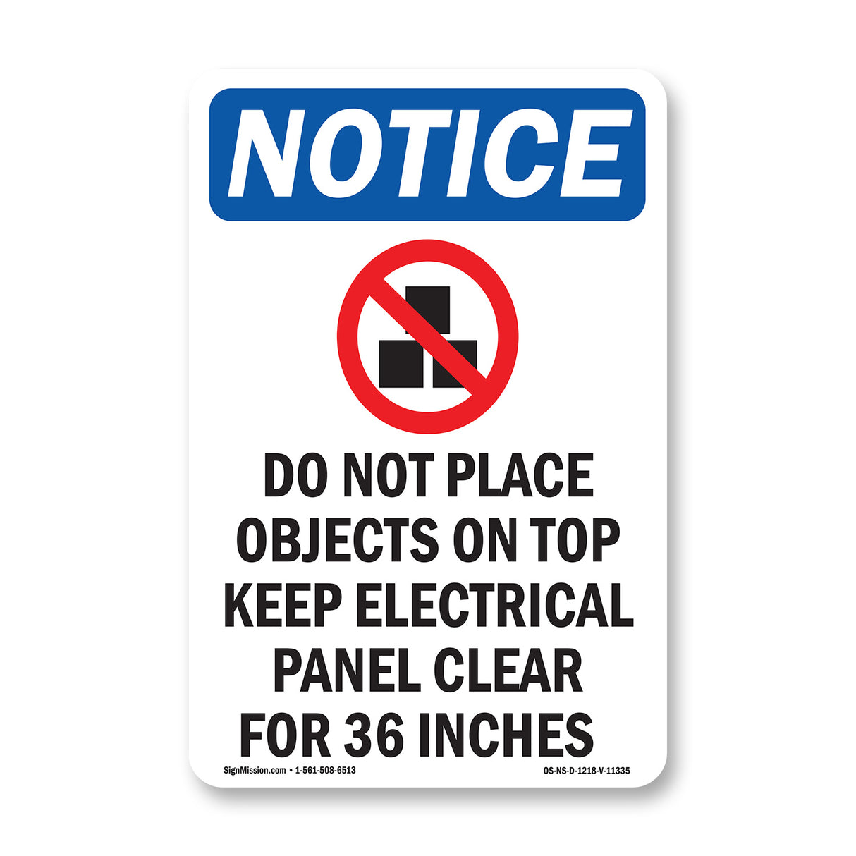 Do Not Place Objects