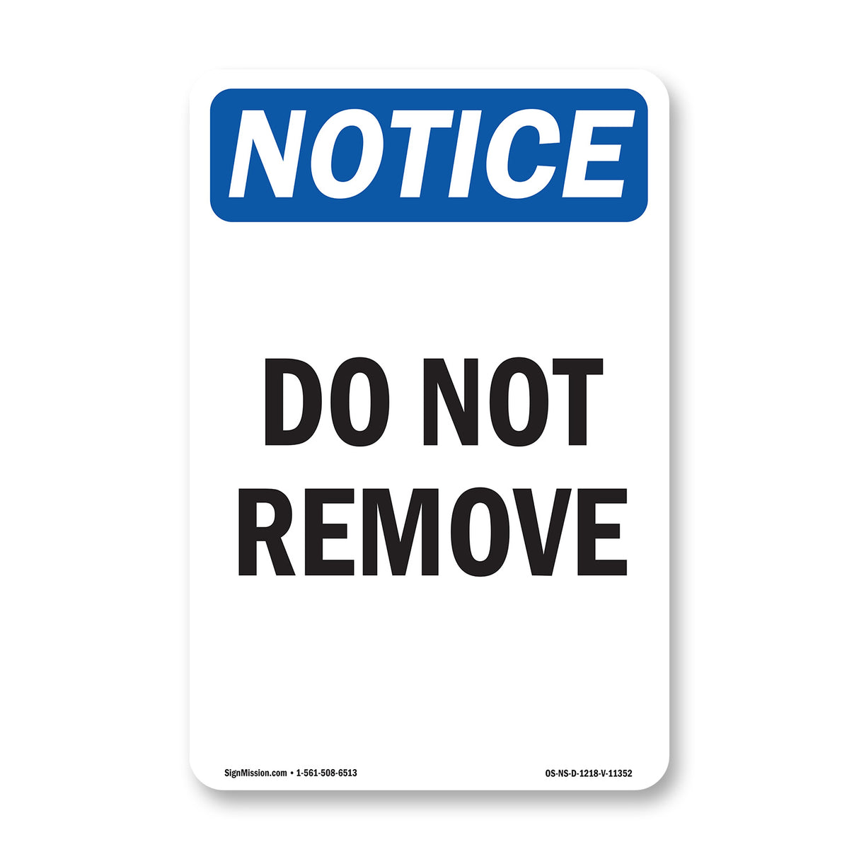 Do Not Remove