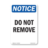 Do Not Remove