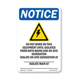 Do Not Work On This Equipment