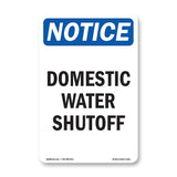 Domestic Water Shutoff