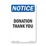 Donation Thank You