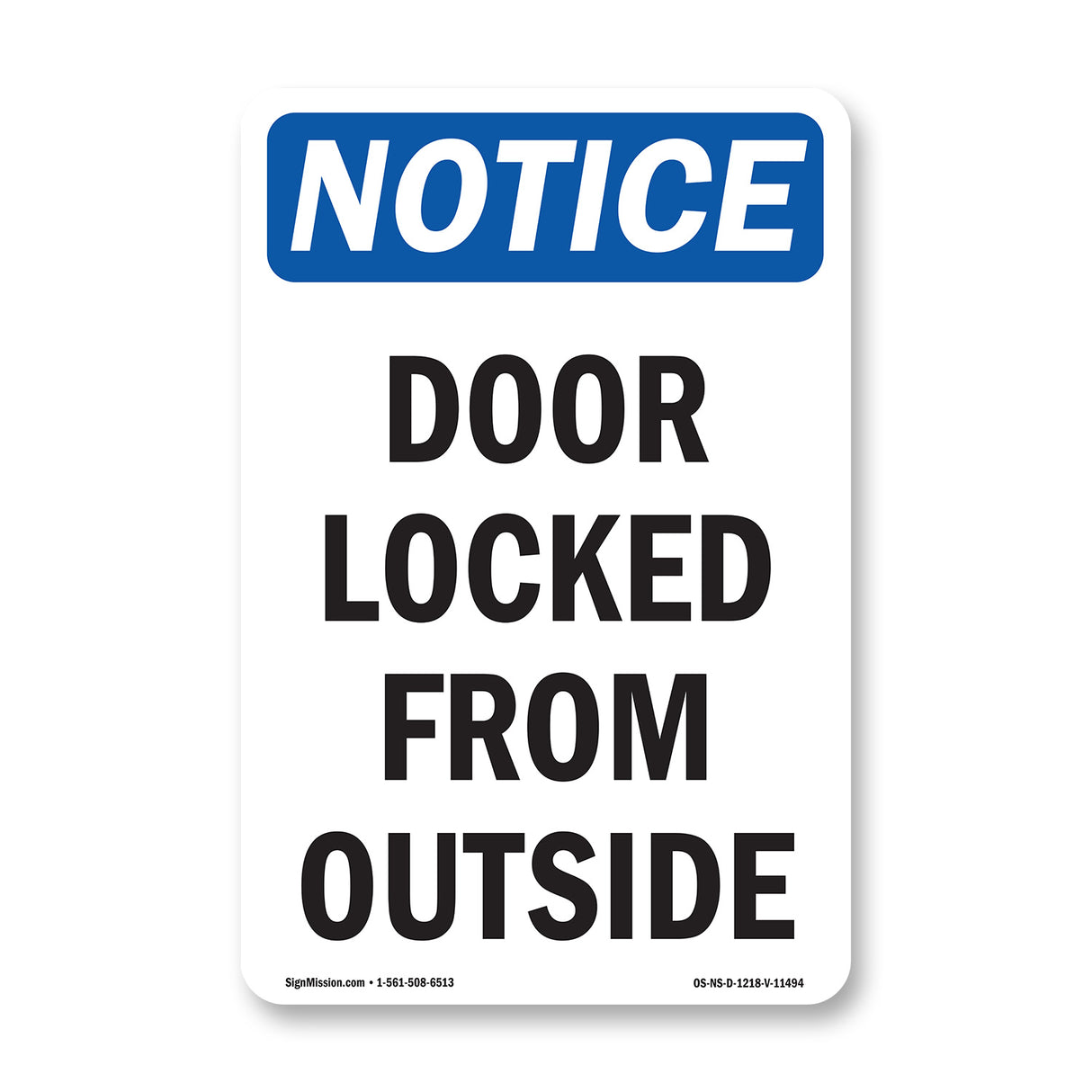 Door Locked From Outside